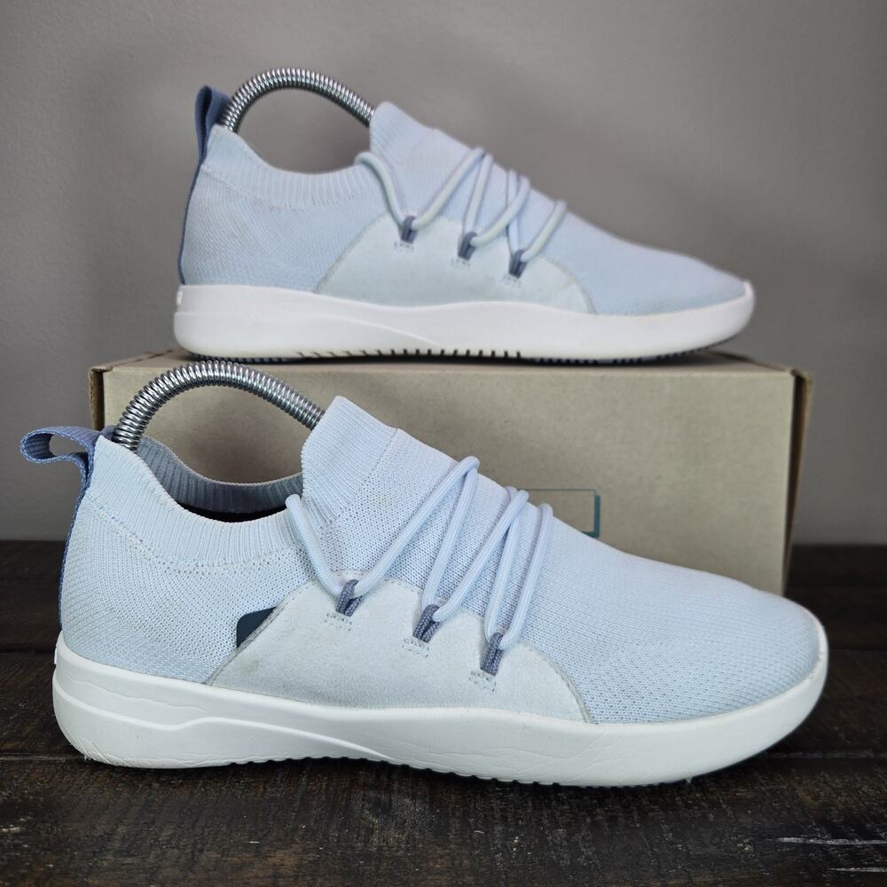 Vessi Cityscape Classic Womens Size 8 Lace Up Waterproof Shoes Daydream Blue